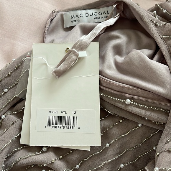 Mac Duggal evening cocktail Beaded Midi dress - Picture 10 of 15